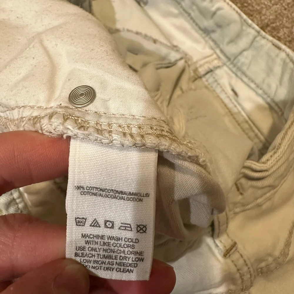 Free People Light Blue Cut Off Jean Shorts Size 26